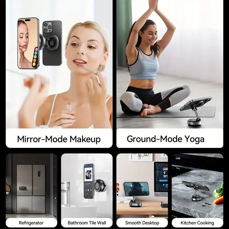 360° Adjustable Vacuum Magnetic Mount Car