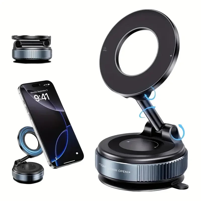 360° Adjustable Vacuum Magnetic Mount Car