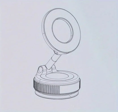 360° Adjustable Vacuum Magnetic Mount Car