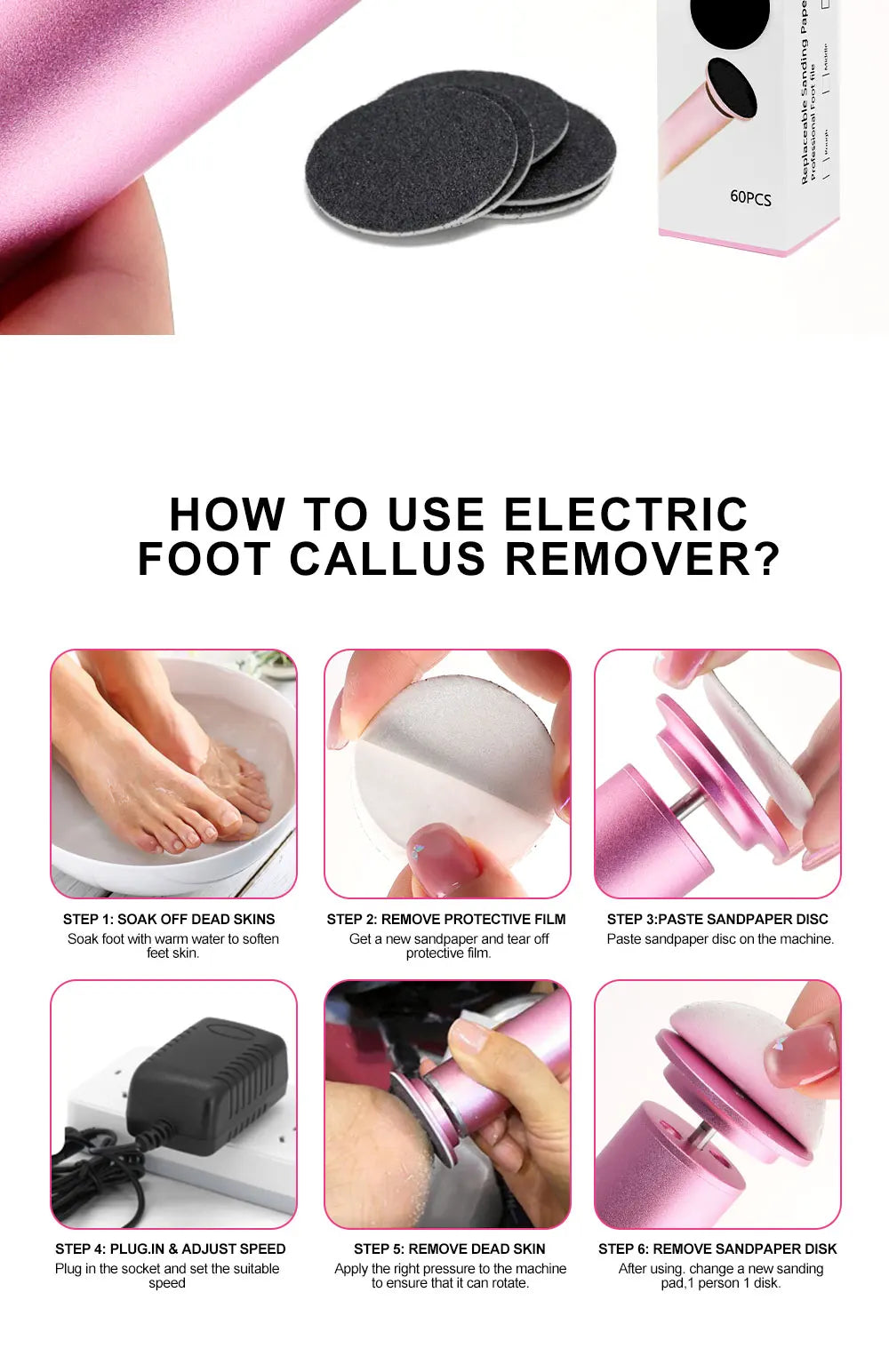 Electric Foot Callus Remover
