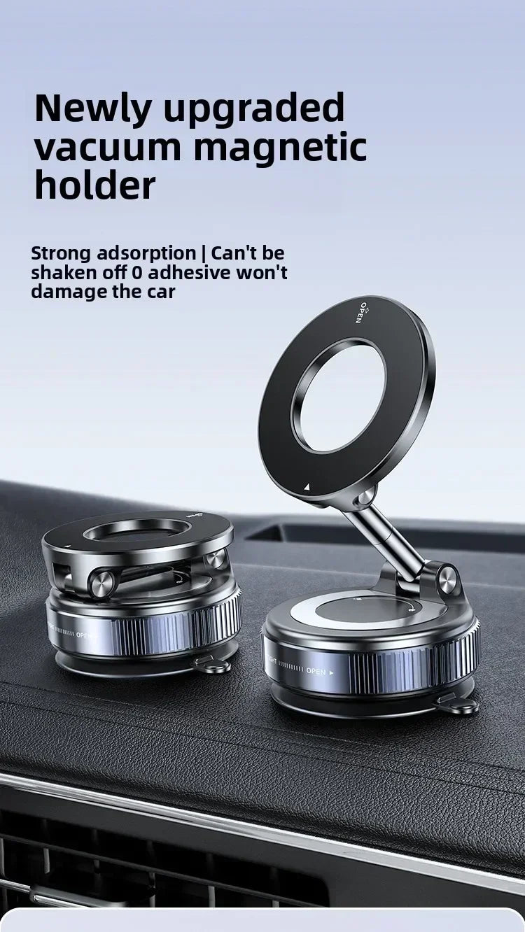 360° Adjustable Vacuum Magnetic Mount Car
