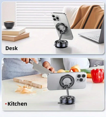 360° Adjustable Vacuum Magnetic Mount Car